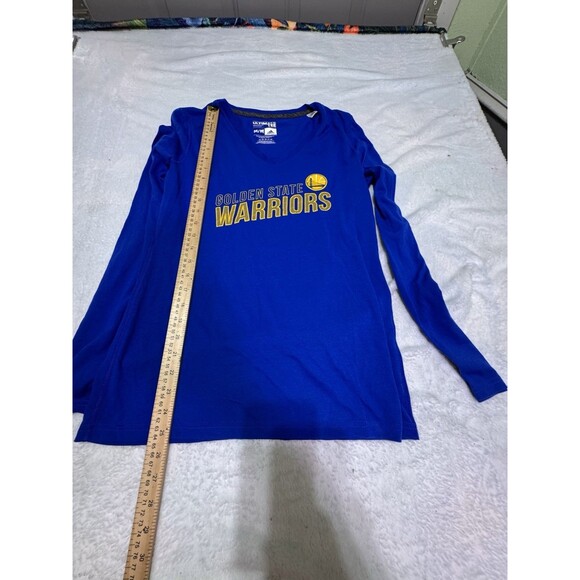 Golden State Warriors Women's Adidas Ultimate Tee - Size‎ Medium Climalite Blue - Picture 3 of 10